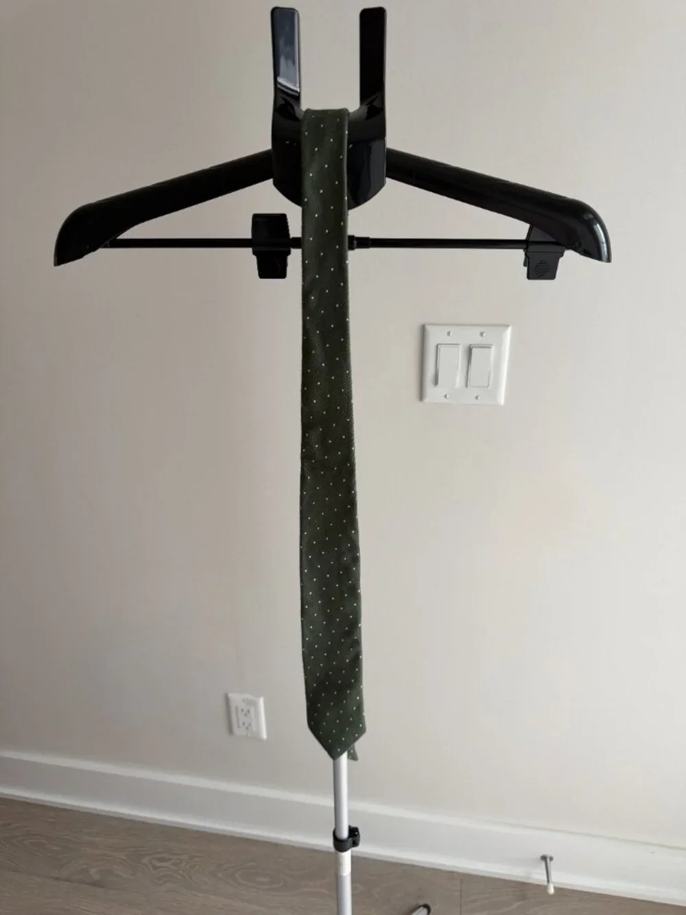 J. Crew Olive Cotton/Silk Blend Tie